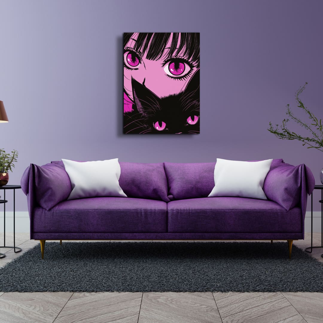 Mysticplate - Pink Anime Girl - MysticPlates