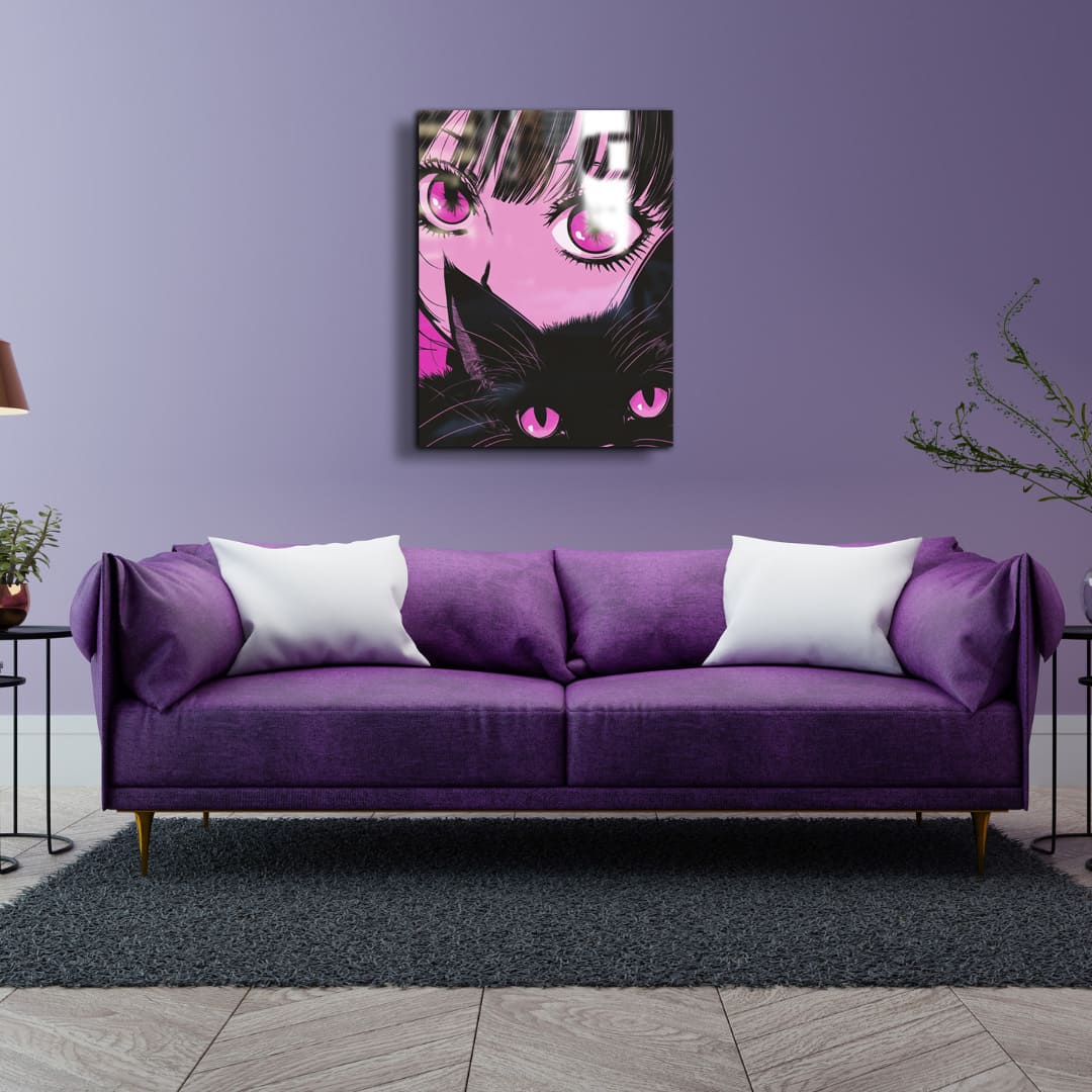 Mysticplate - Pink Anime Girl - MysticPlates
