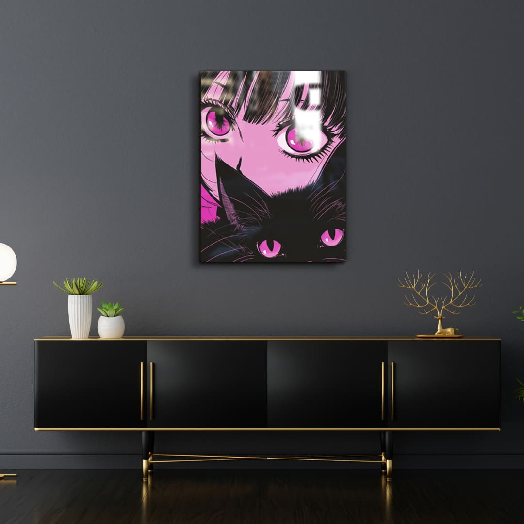 Mysticplate - Pink Anime Girl - MysticPlates