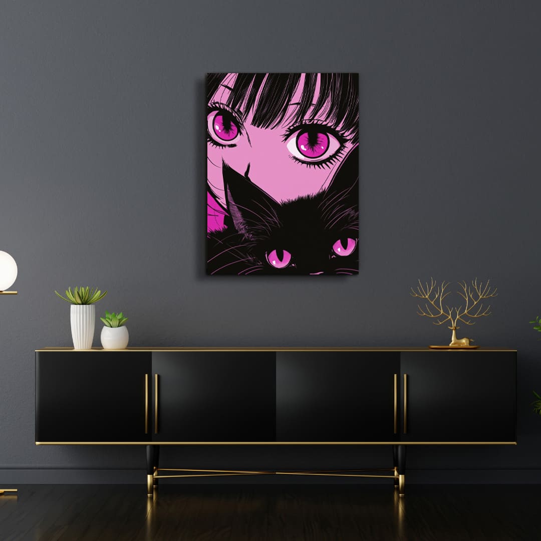 Mysticplate - Pink Anime Girl - MysticPlates