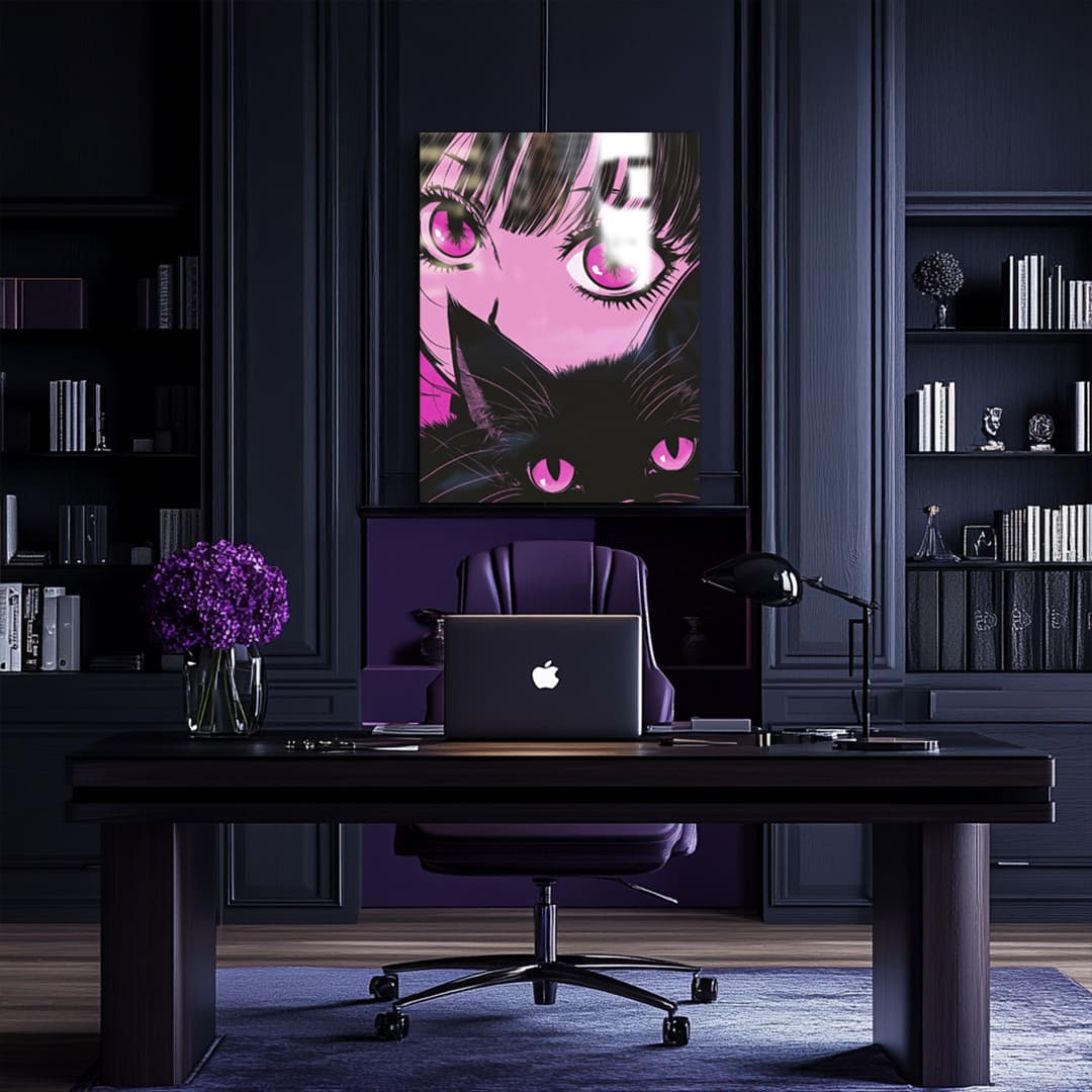 Mysticplate - Pink Anime Girl - MysticPlates