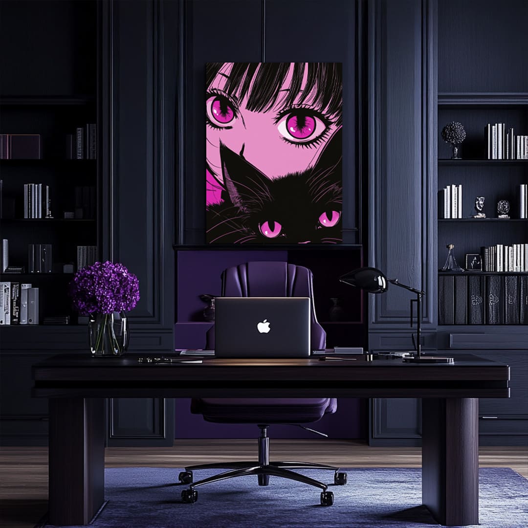 Mysticplate - Pink Anime Girl - MysticPlates