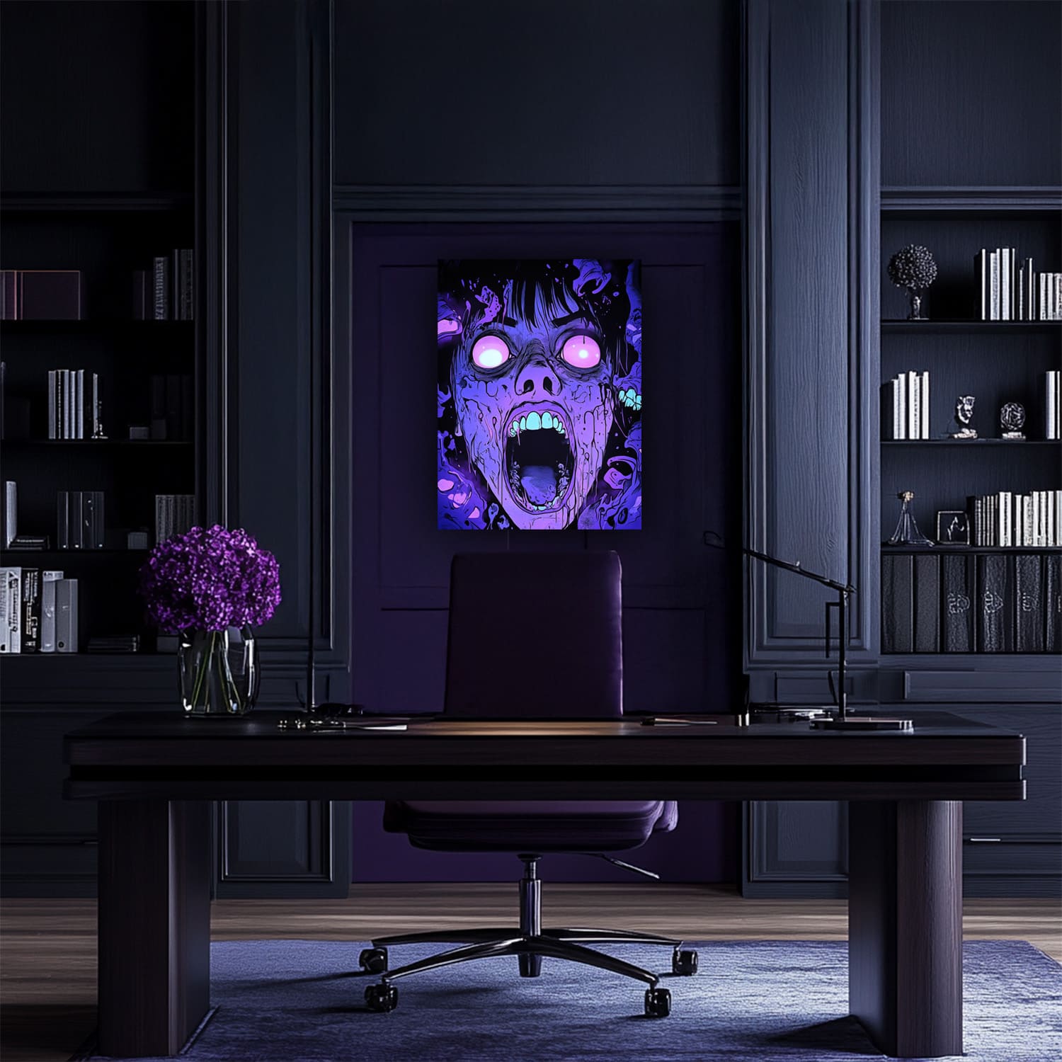 Mysticplate - Horror Face Purple - MysticPlates