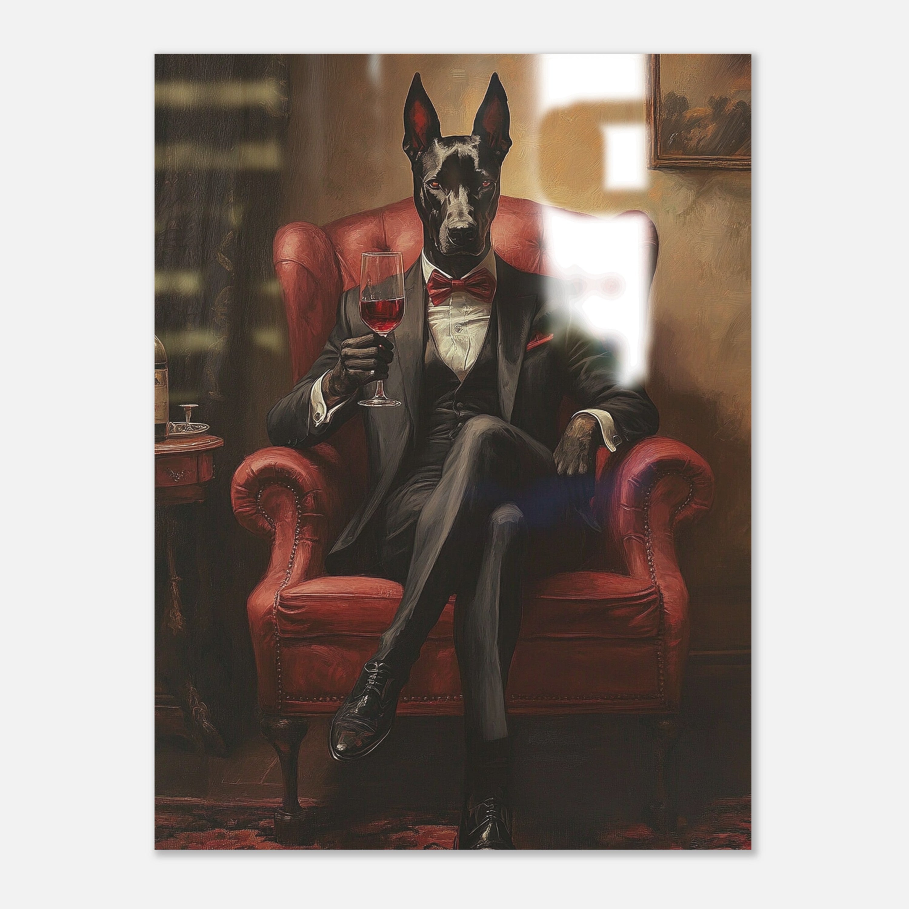 Mysticplate - Doberman Dog Head - MysticPlates