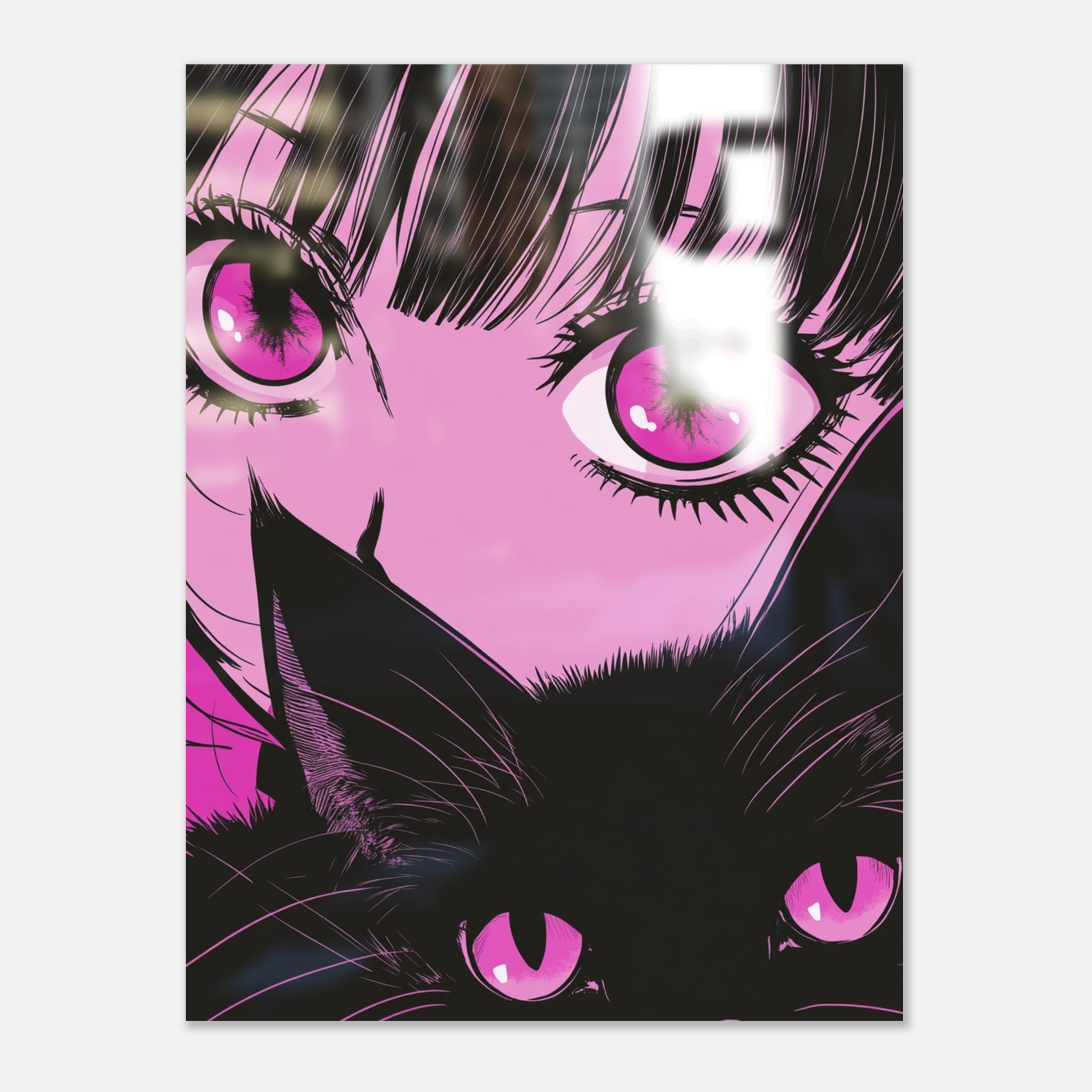 Mysticplate - Pink Anime Girl - MysticPlates