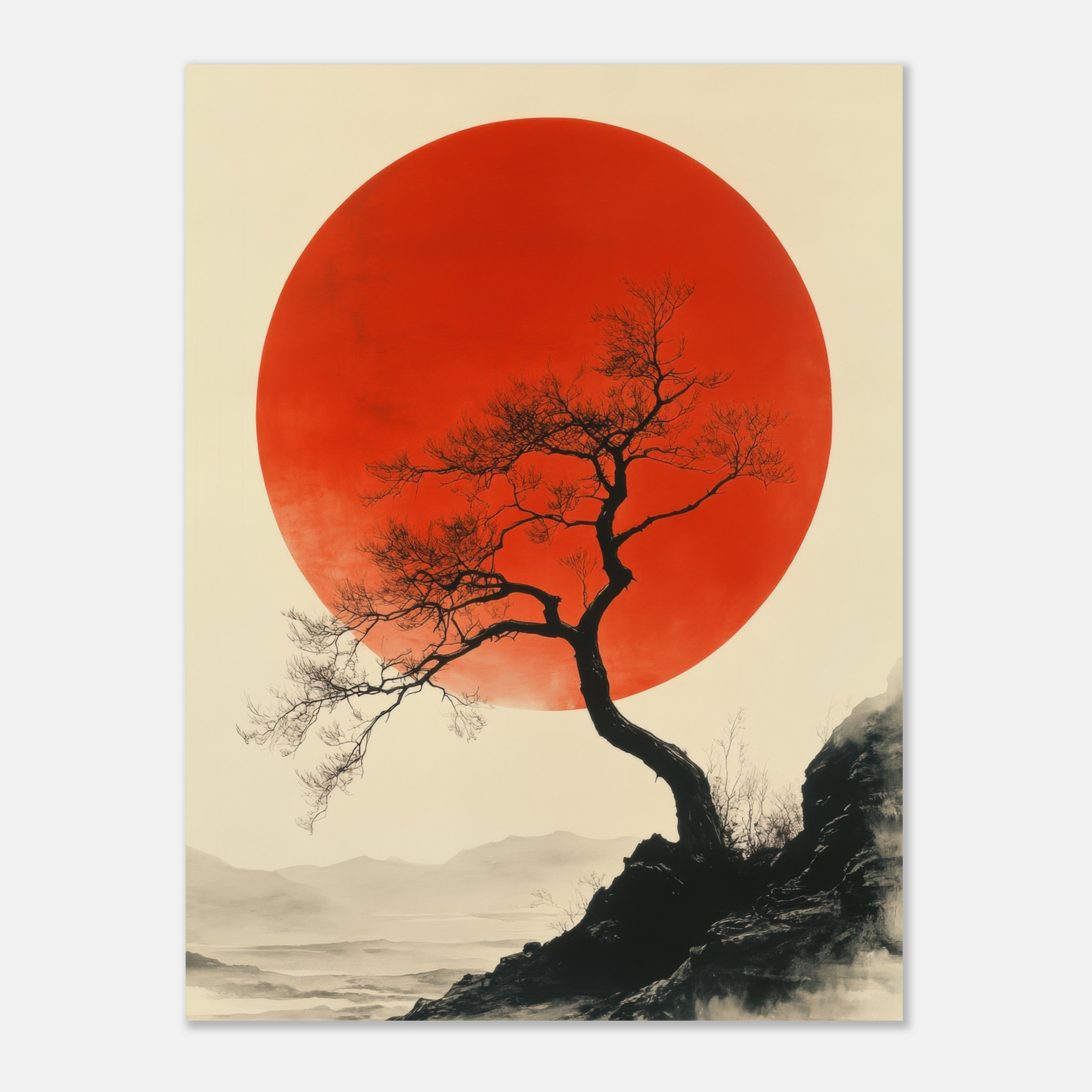 Mysticplate - Asian Vibe Japan Tree - MysticPlates