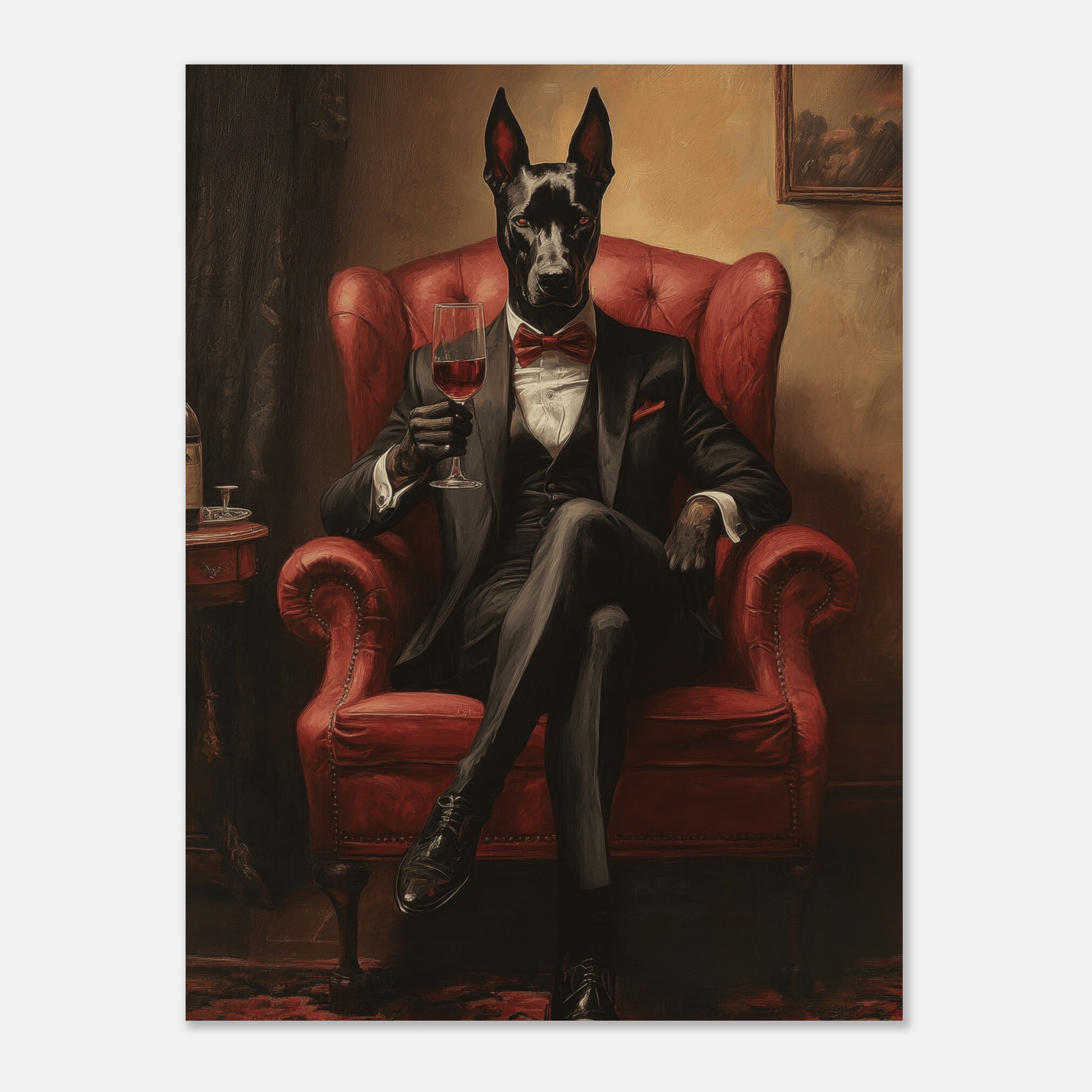 Mysticplate - Doberman Dog Head - MysticPlates