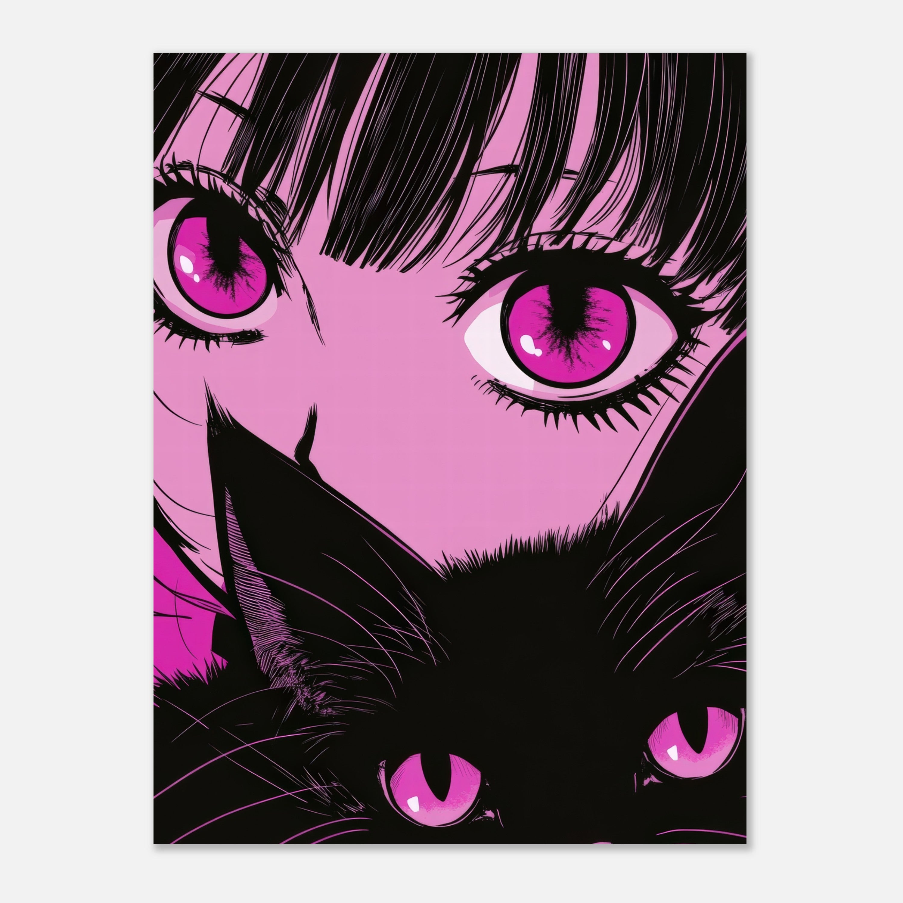 Mysticplate - Pink Anime Girl - MysticPlates