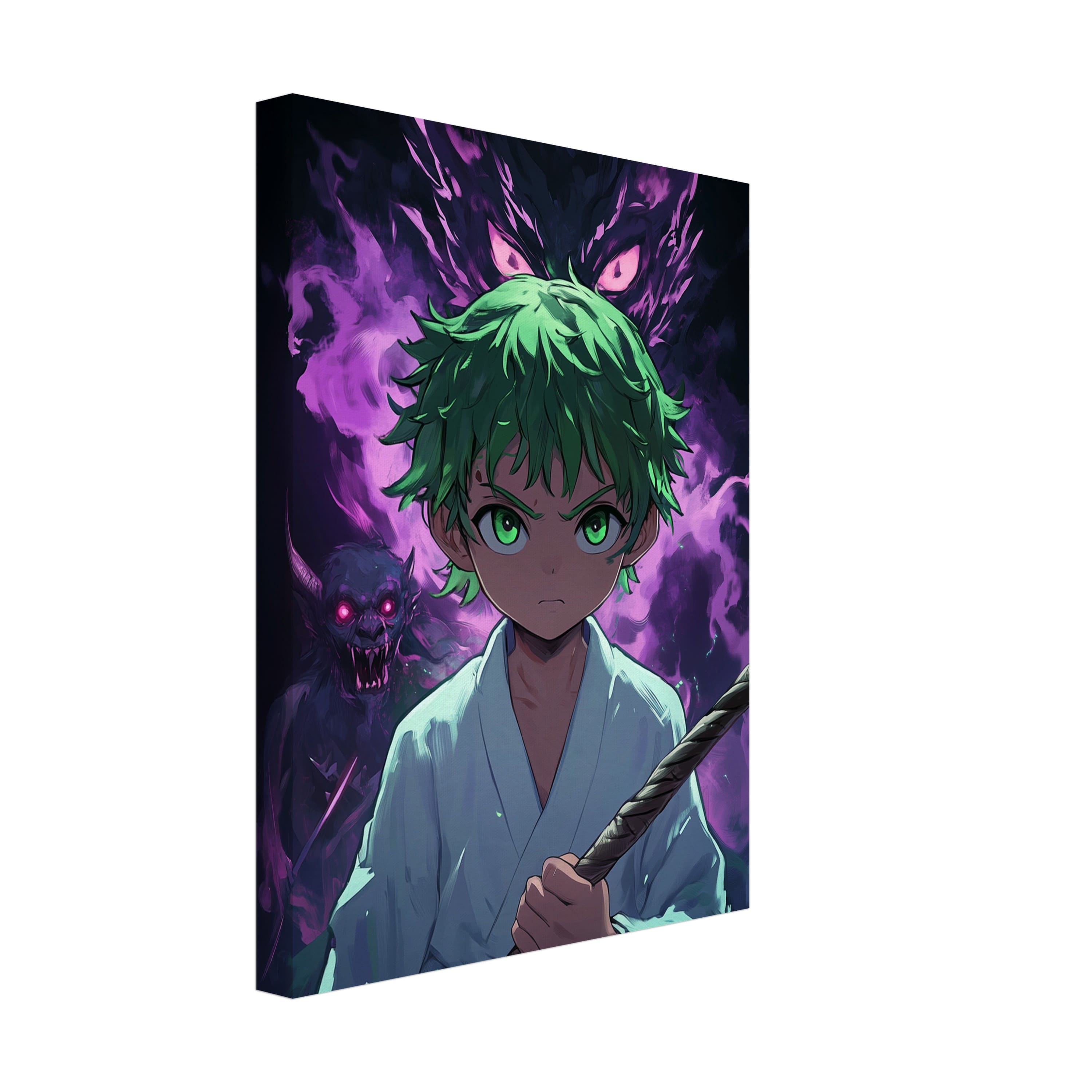 Mysticplate - Green Anime Boy - MysticPlates