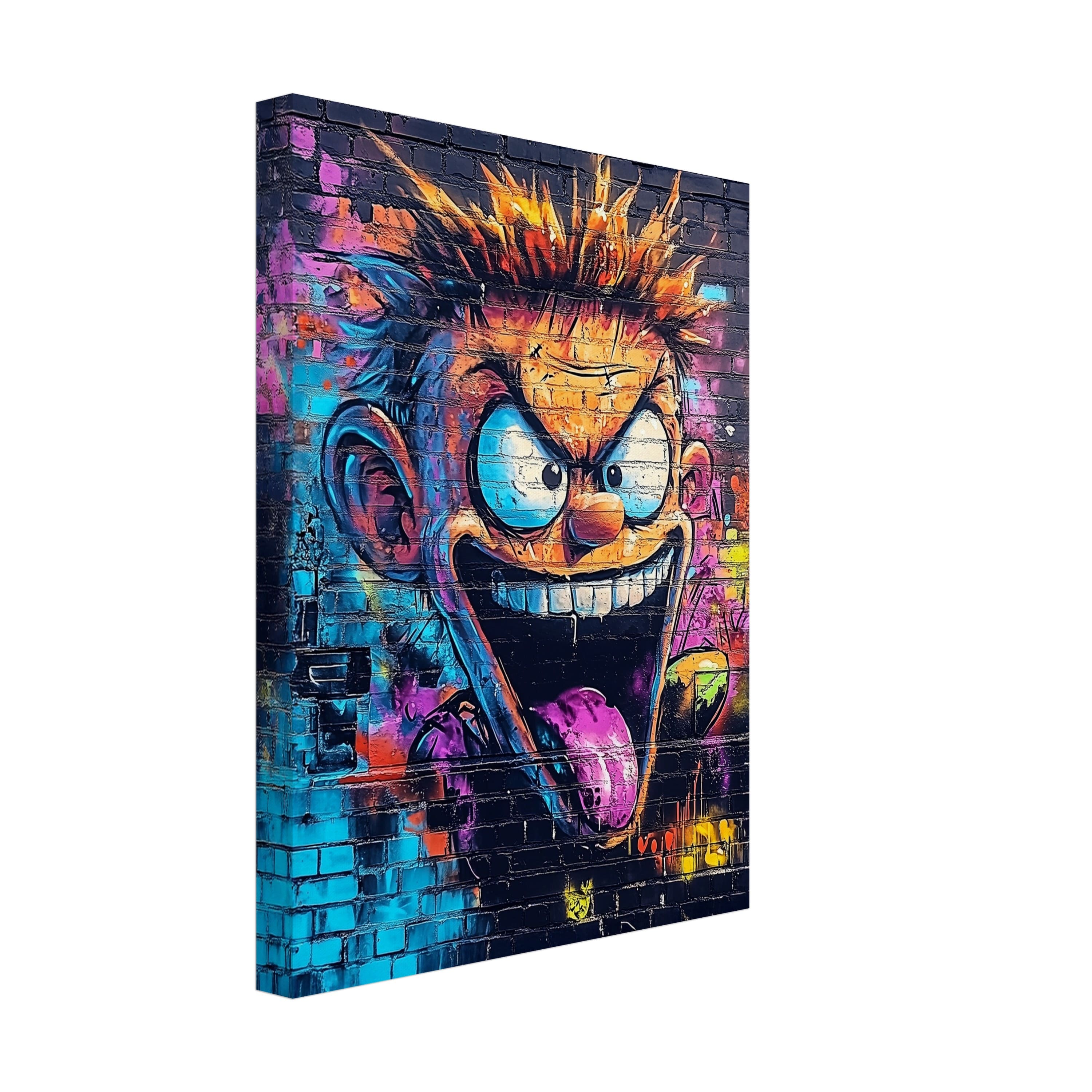 Mysticplate - Crazy Face Wallart - MysticPlates