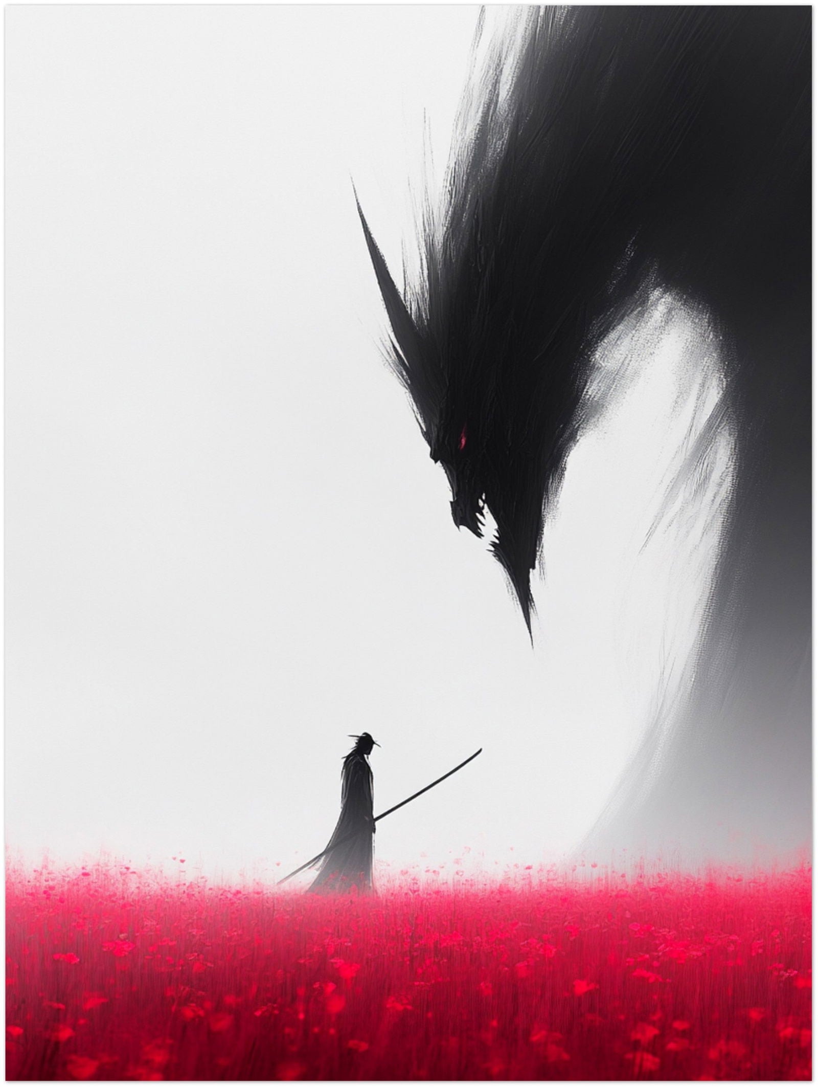 Mysicplate - Samurai & Monster Red - MysticPlates