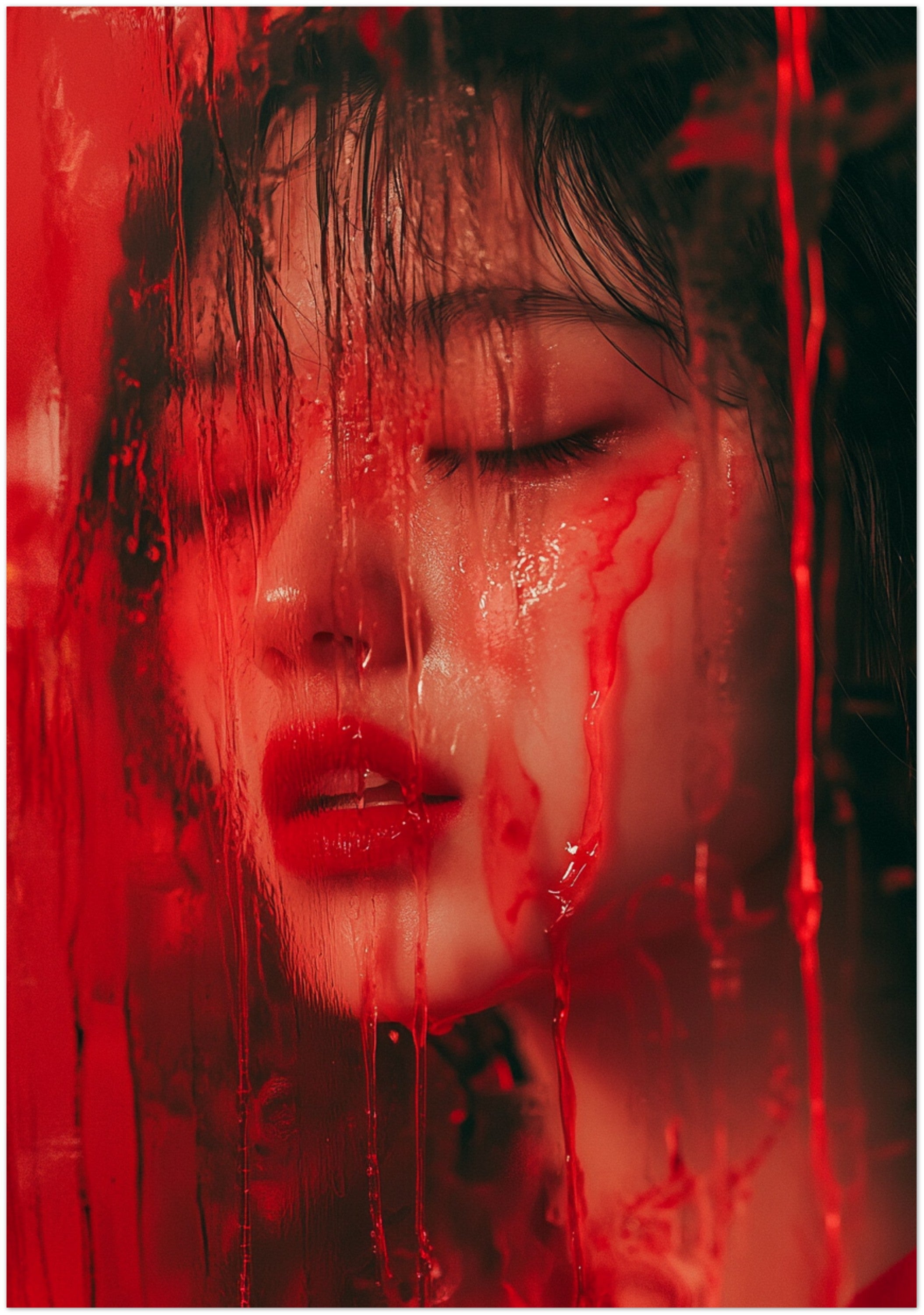 Mysticplate - Slime Face Red - MysticPlates