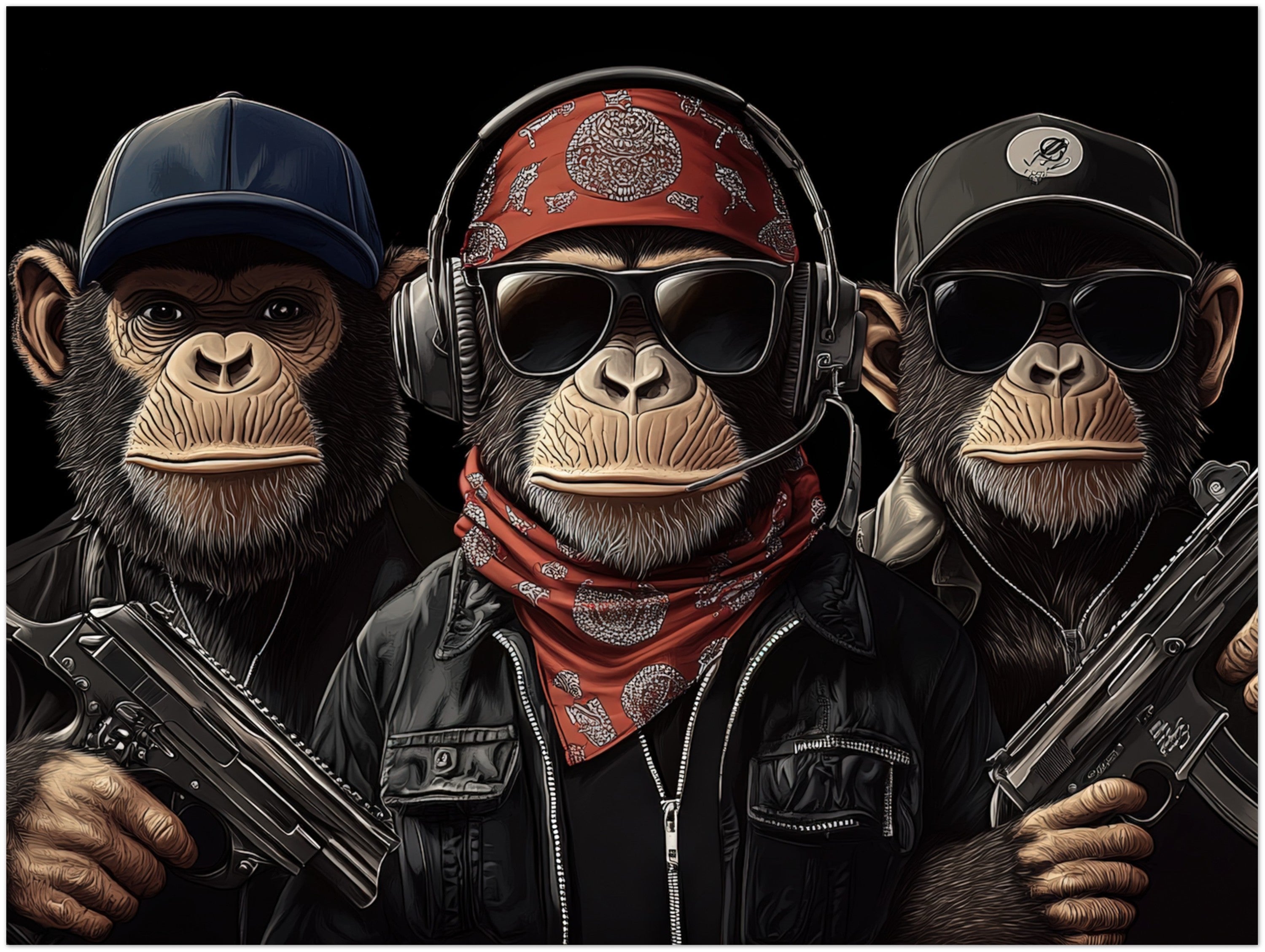Mysticplate - 3 Monkeys - MysticPlates