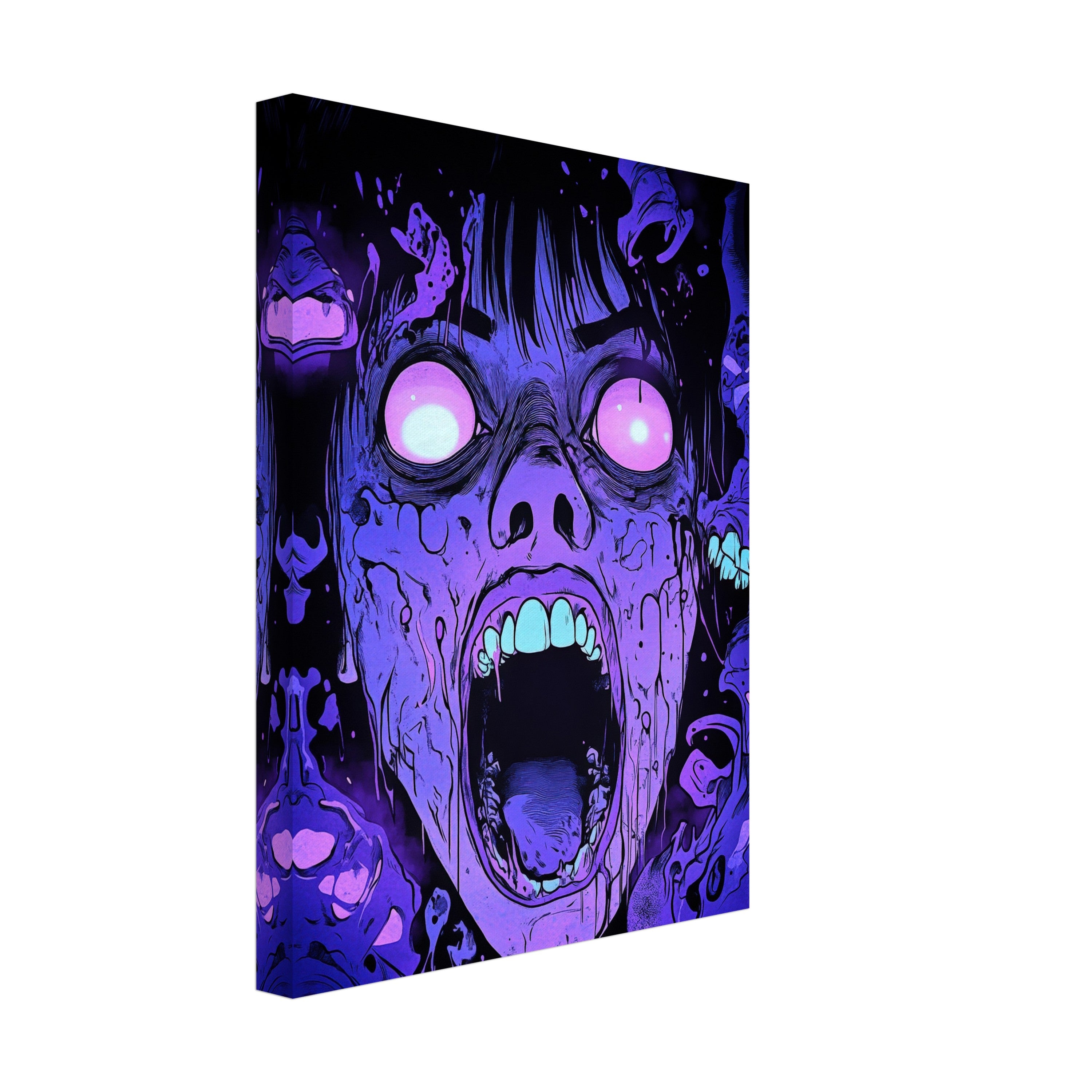 Mysticplate - Horror Face Purple - MysticPlates