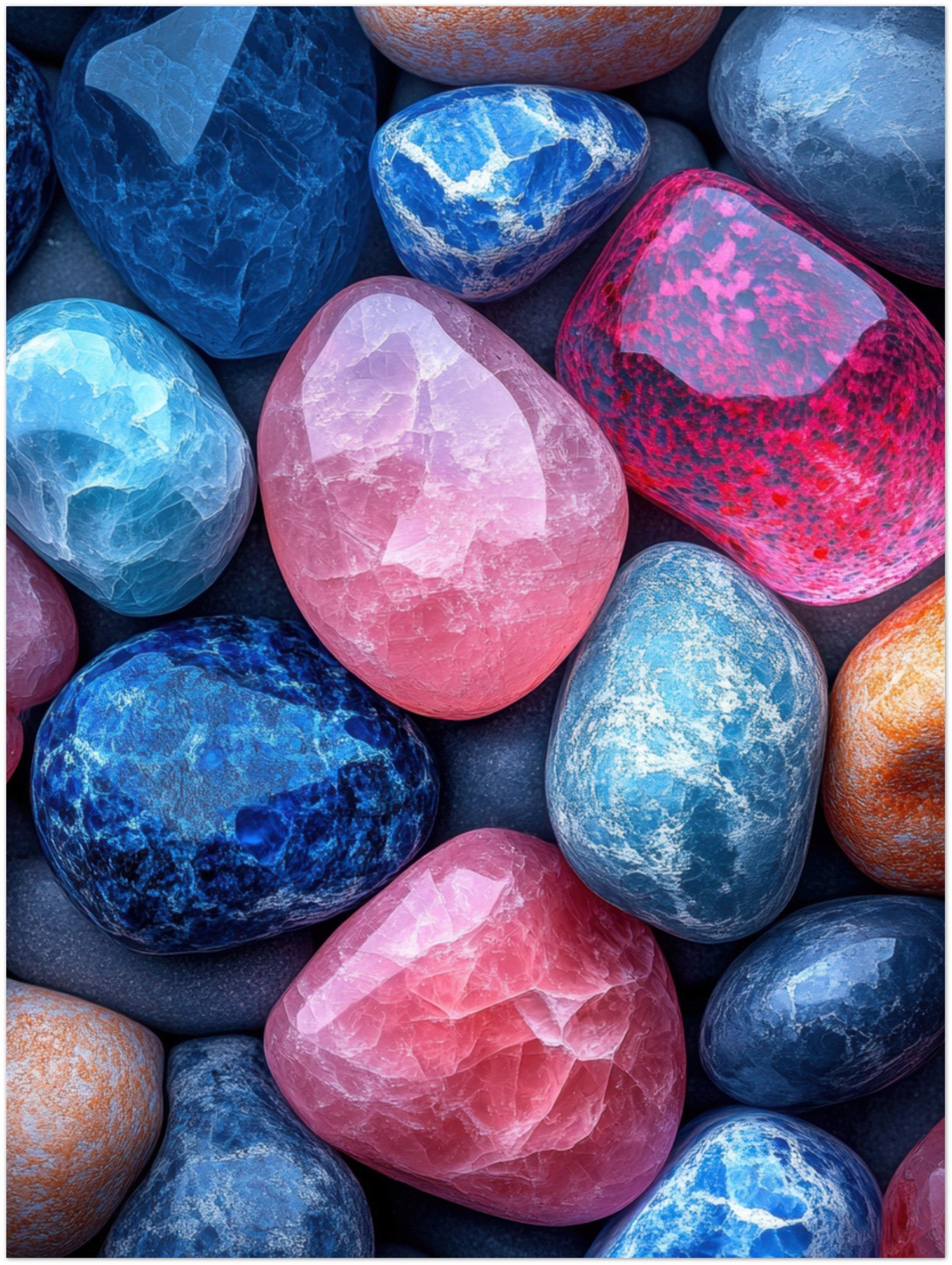 Mysticplate - Colored Stones - MysticPlates