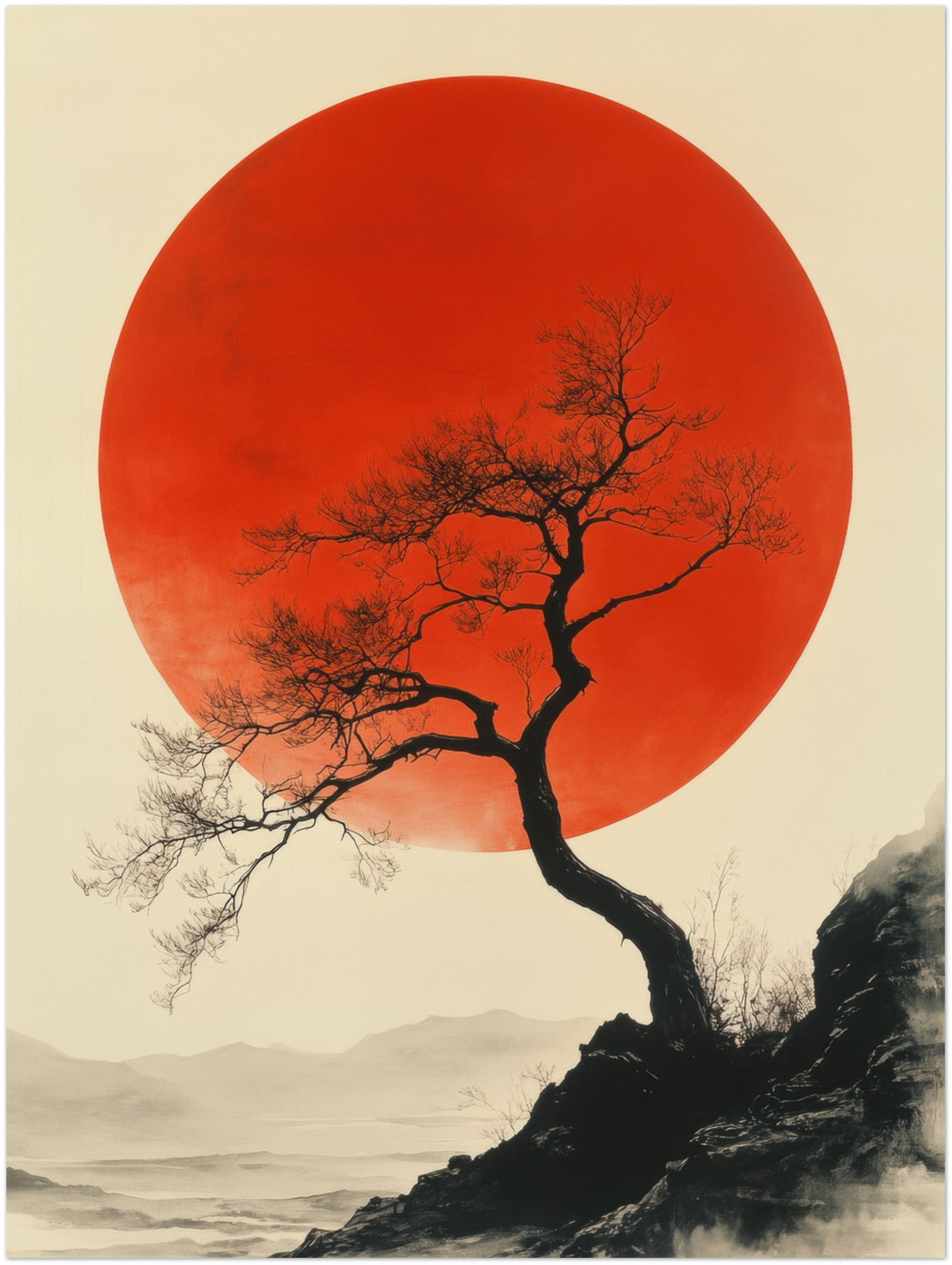 Mysticplate - Asian Vibe Japan Tree - MysticPlates
