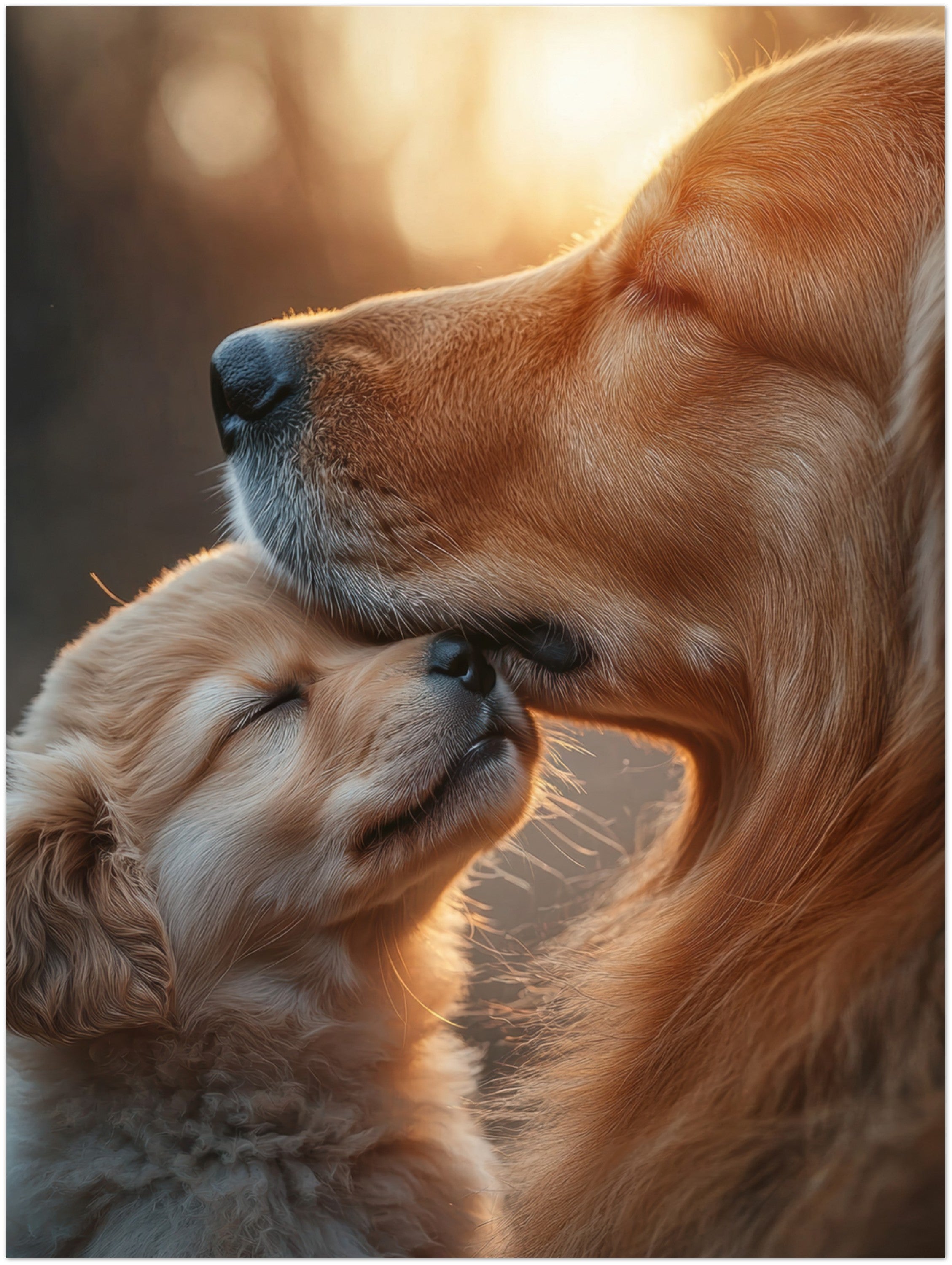 Mysticplate - Dog With Puppy - MysticPlates