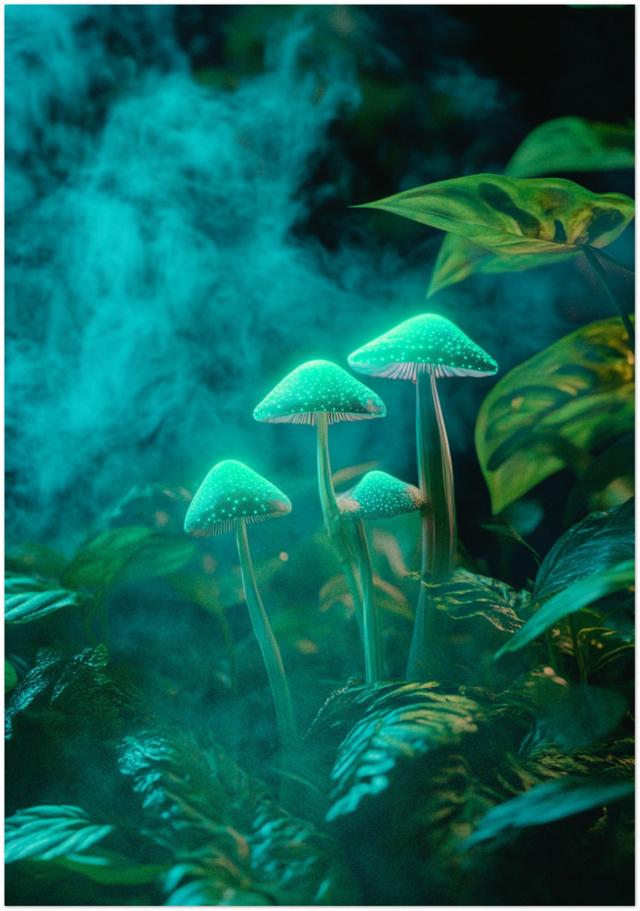 Mysticplate - Magic Mushrooms Green - MysticPlates