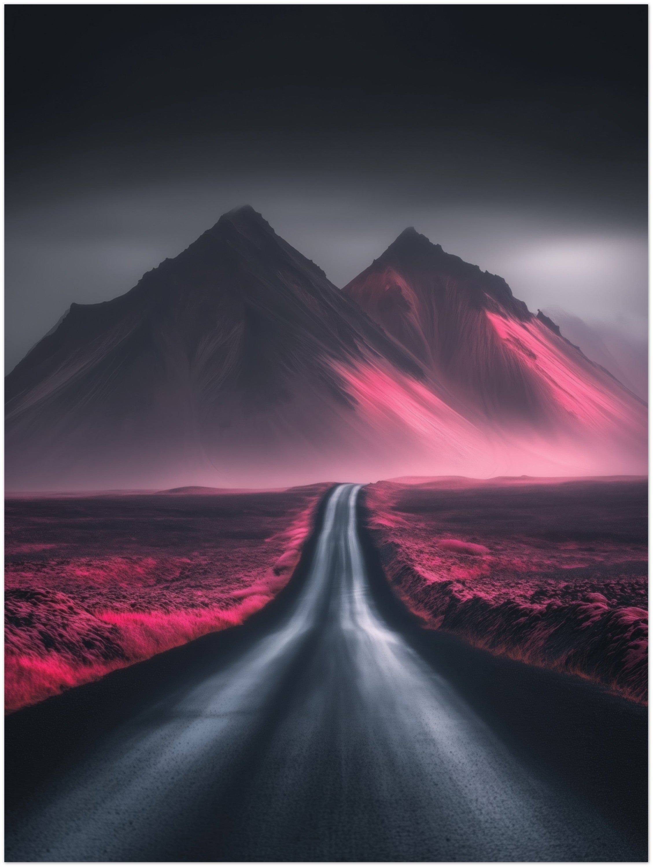 Mysticplate - Purple Desert Montain Road - MysticPlates