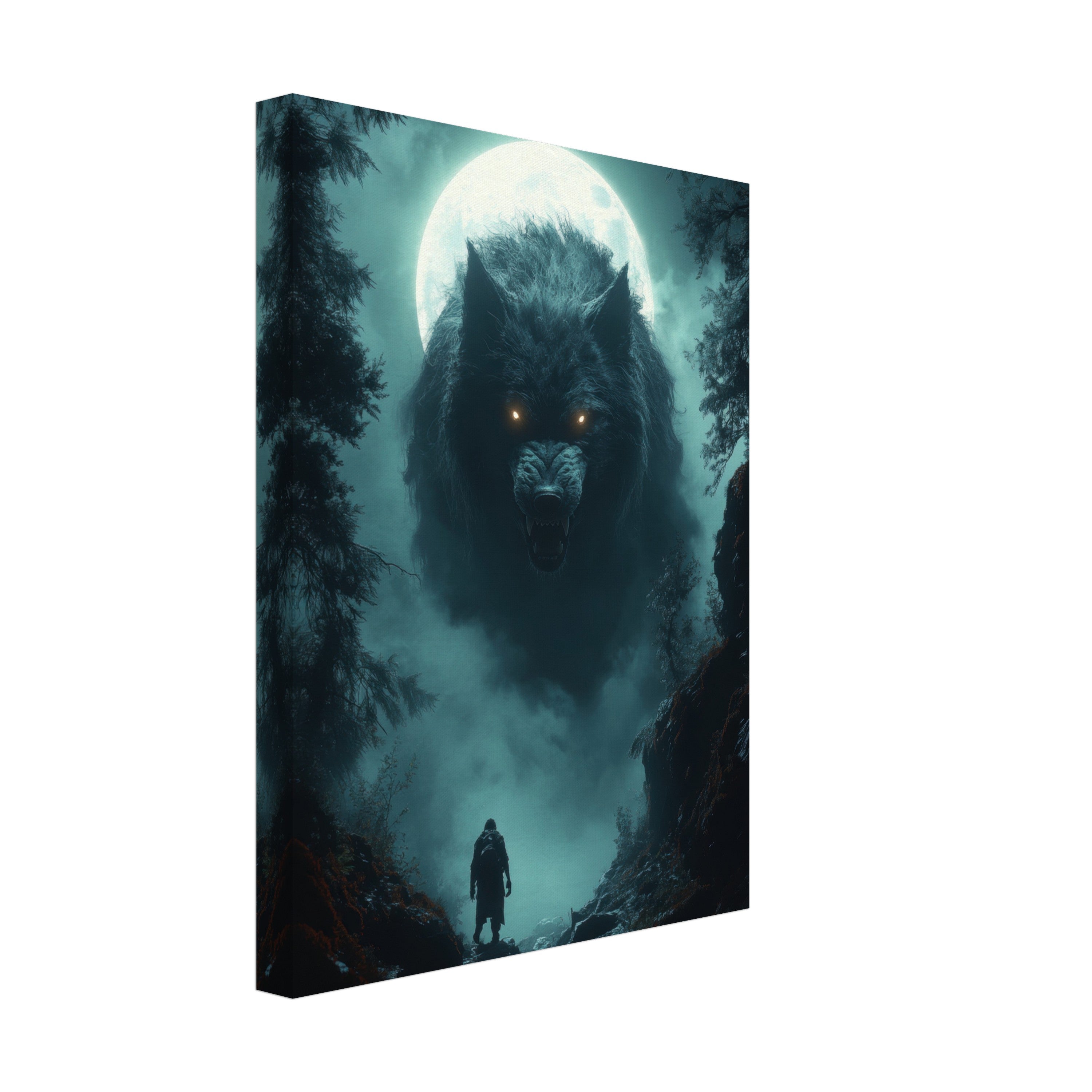 Mysticplate - Vollmond Wolf - MysticPlates