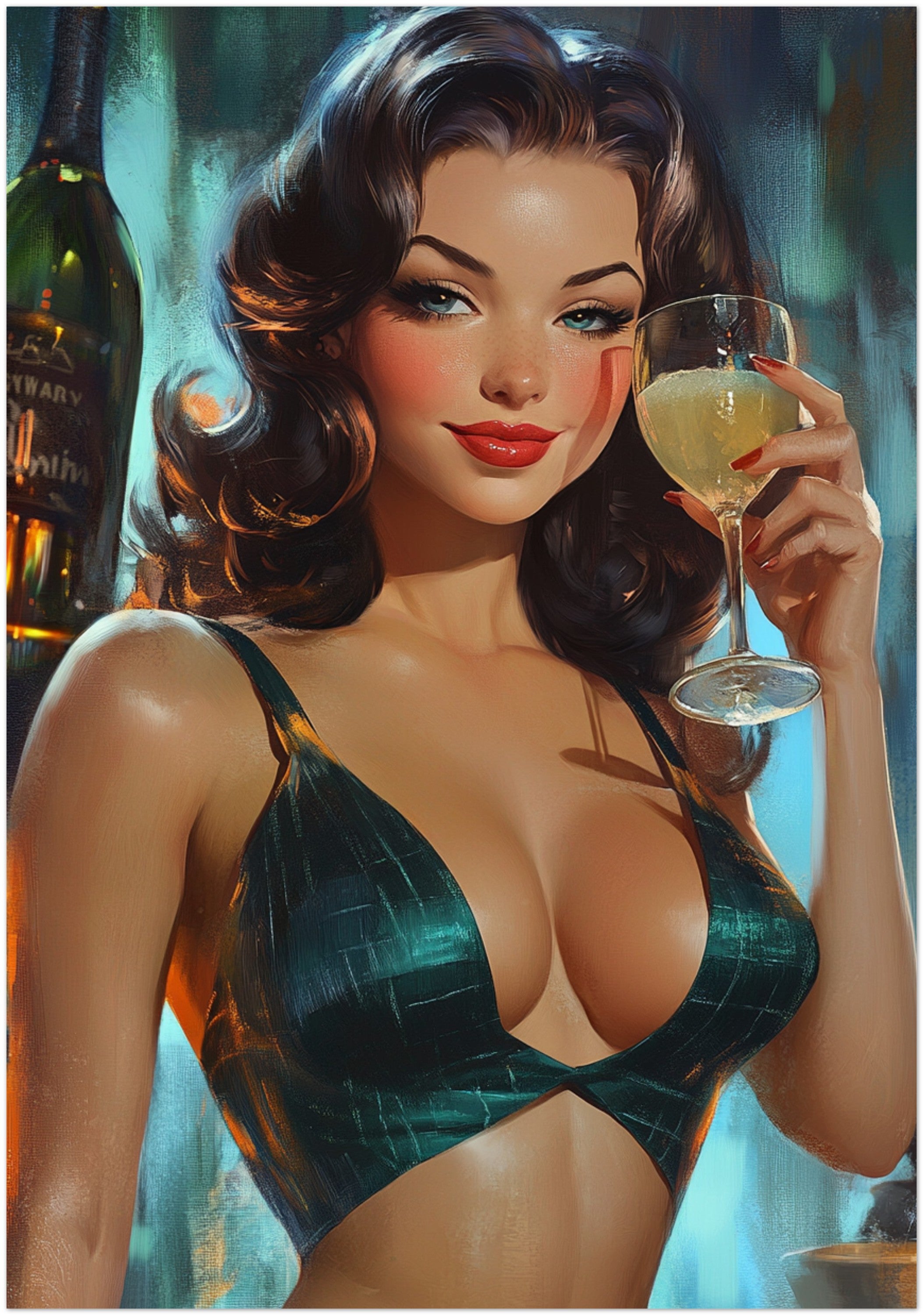 Mysticplate - Retro Woman - MysticPlates