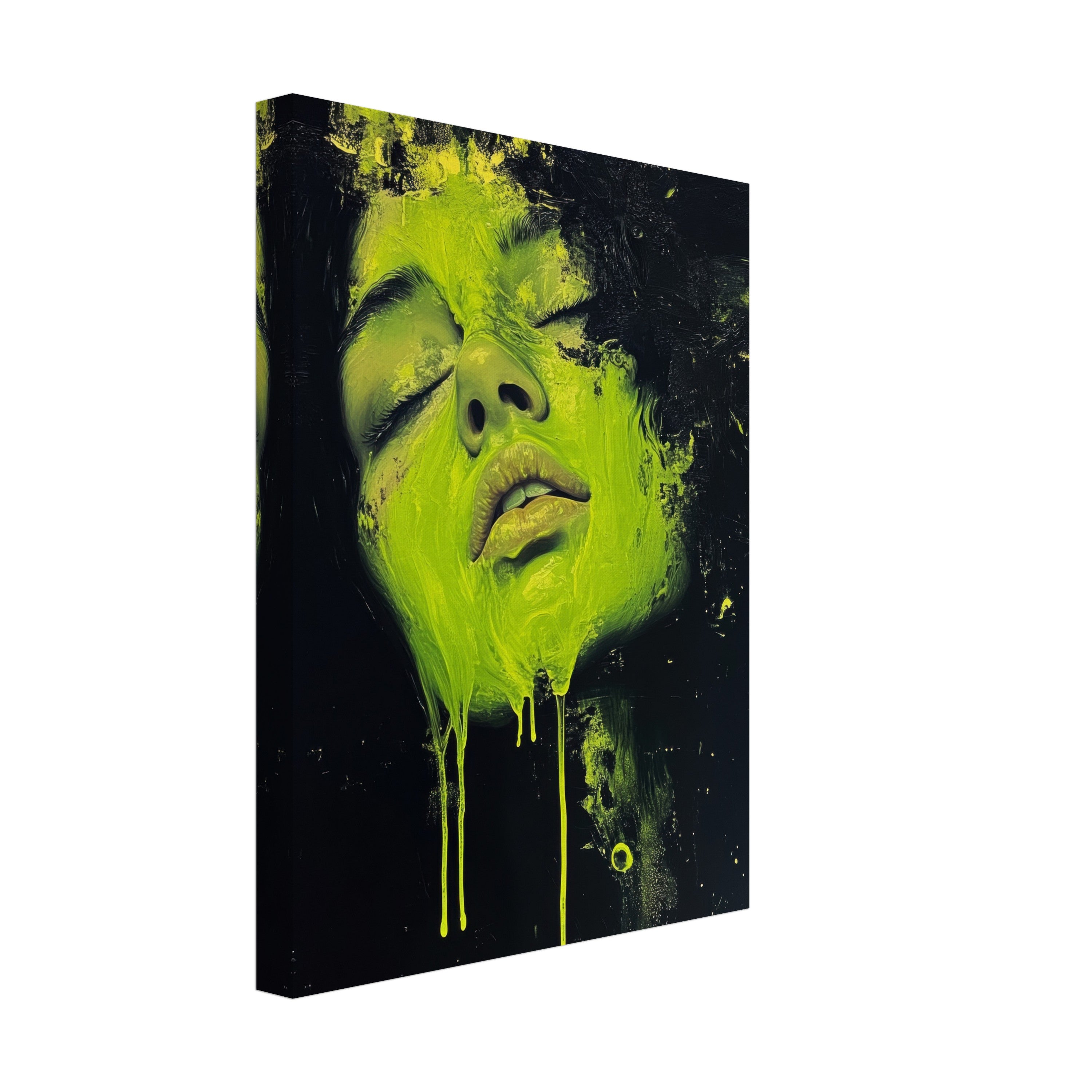 Mysticplate - Green Slime Face - MysticPlates