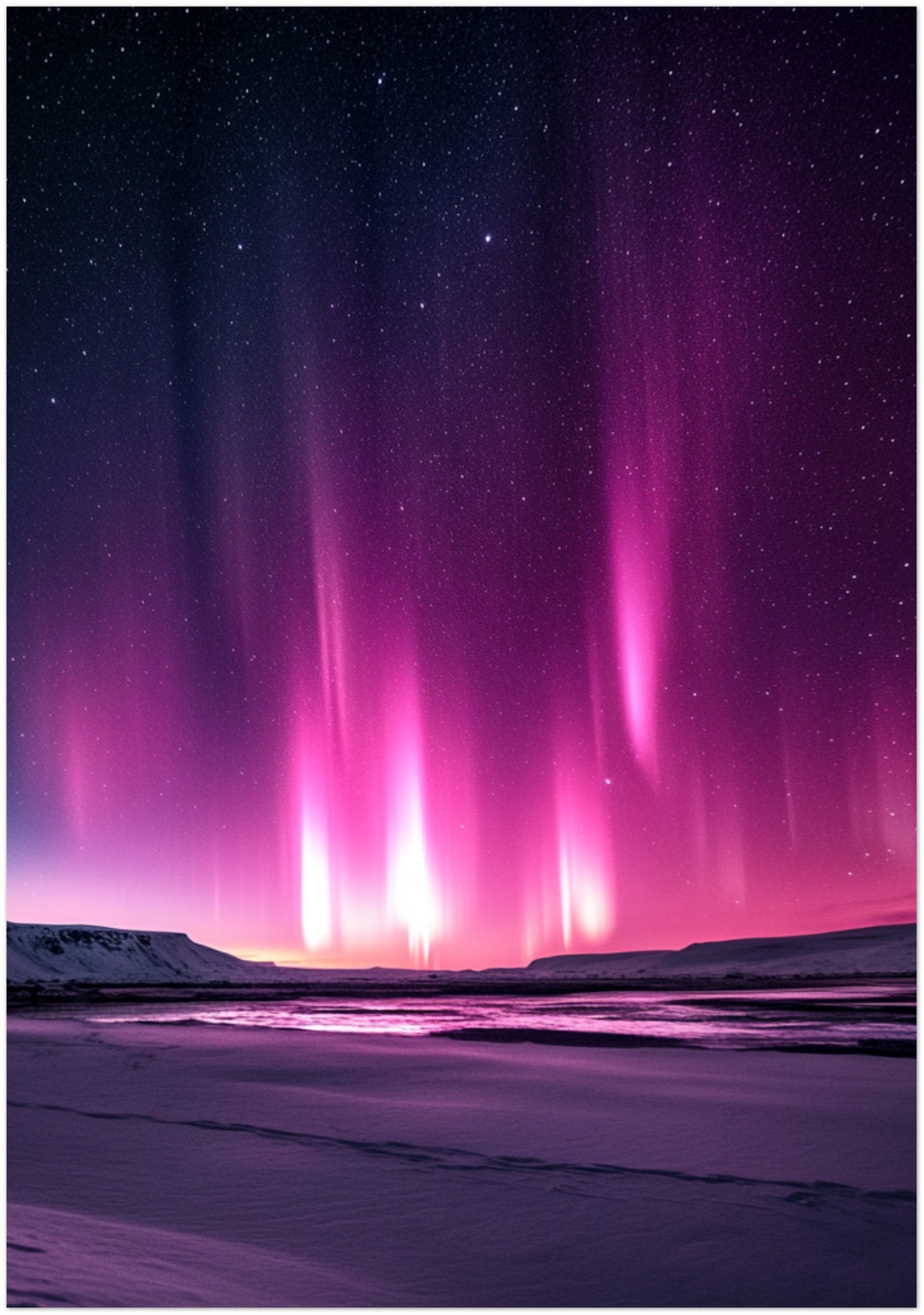 Mysticplate - Purple Polarlights - MysticPlates
