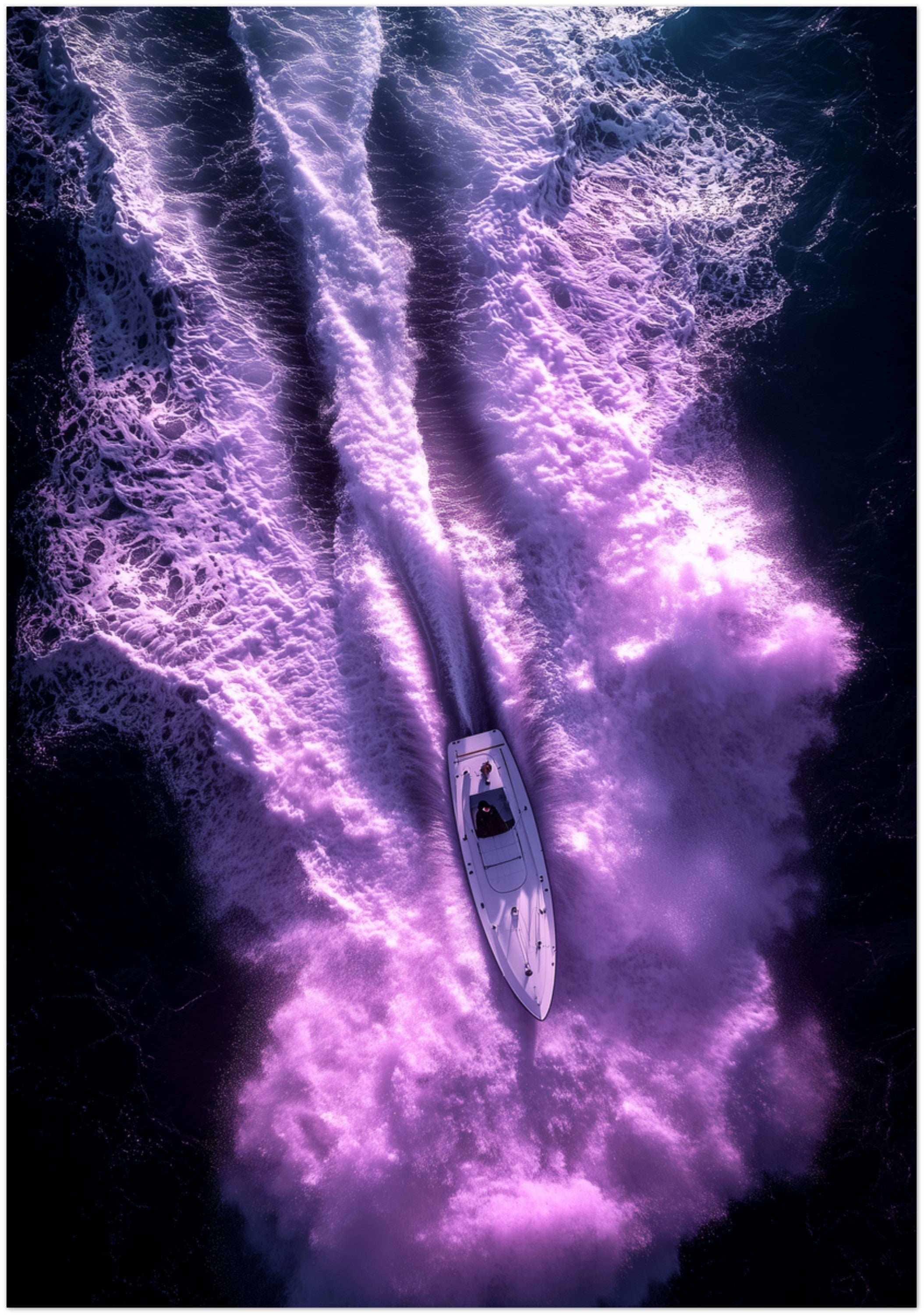 Mysticplate - Purple Speedboat - MysticPlates