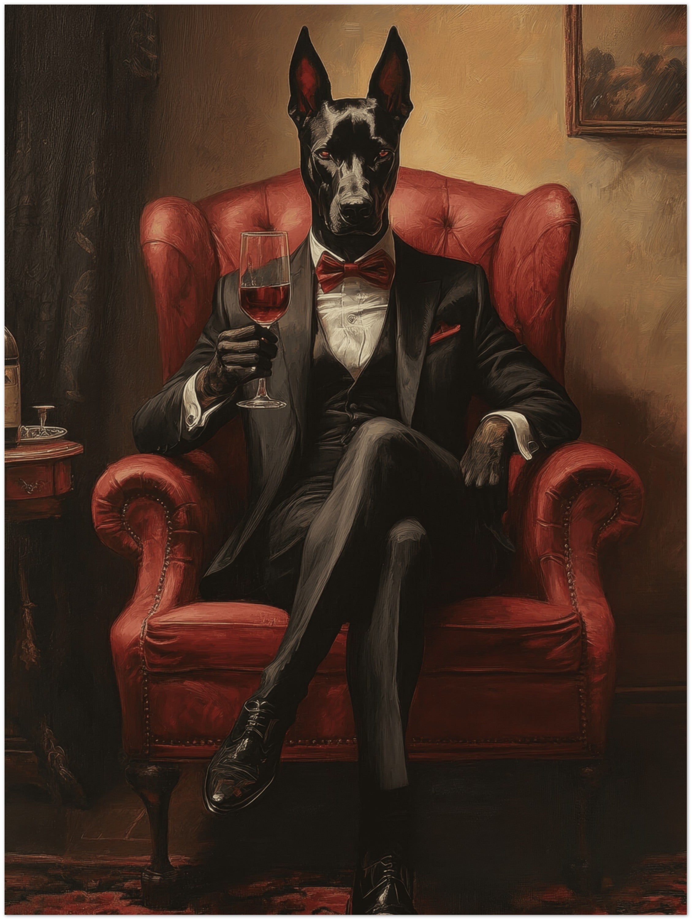 Mysticplate - Doberman Dog Head - MysticPlates