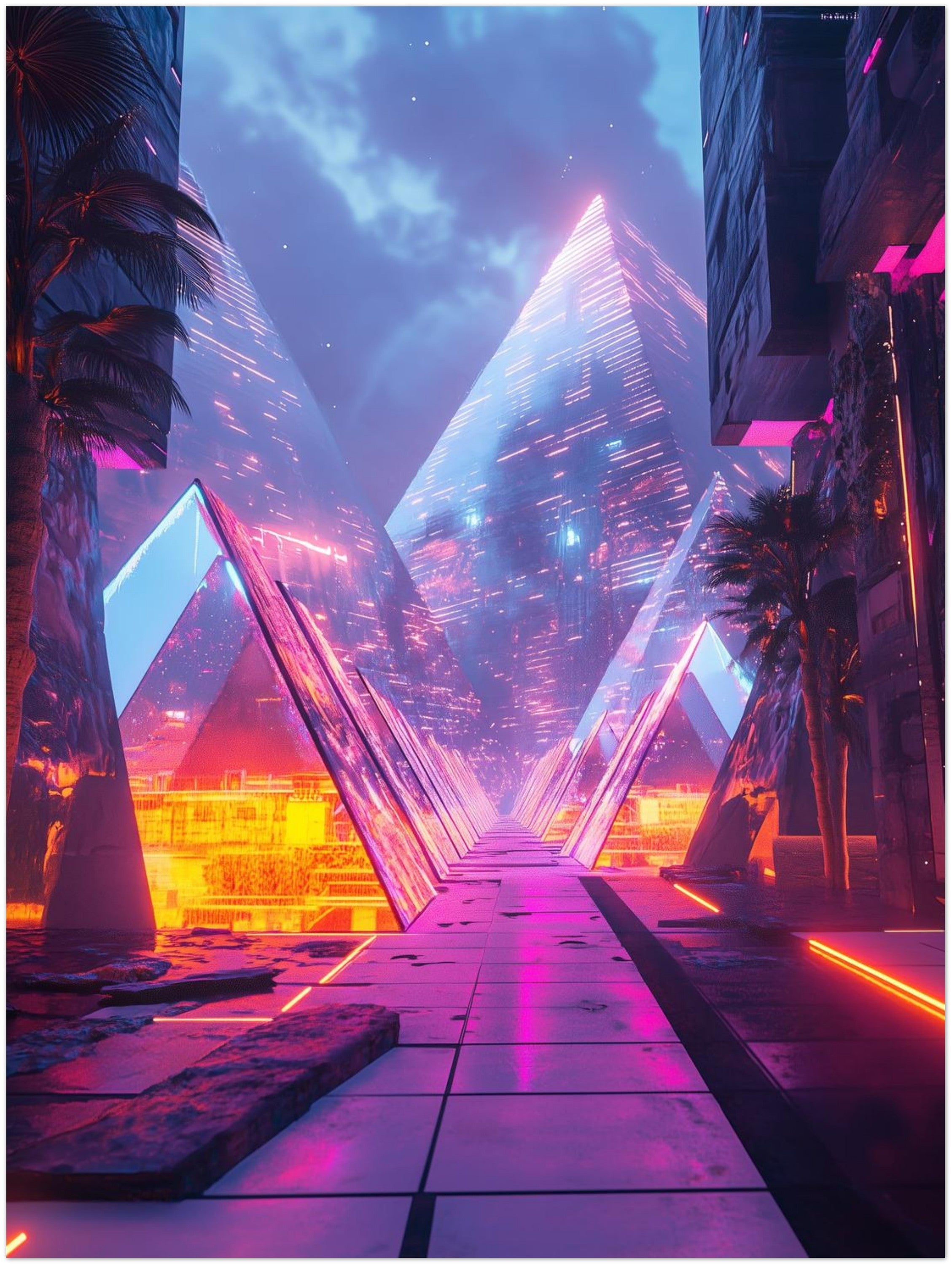 Mysticplate - Futureistic Pyramides - MysticPlates