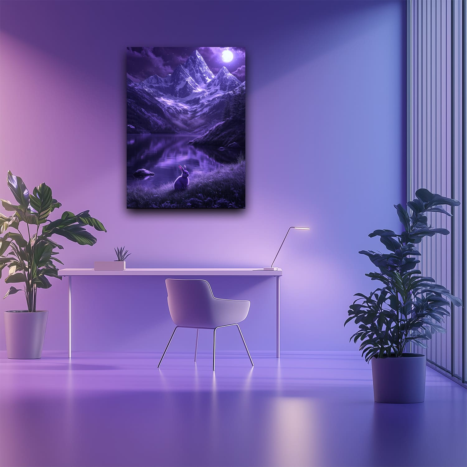 Mysticplate - Landscape Purple Mountains - MysticPlates