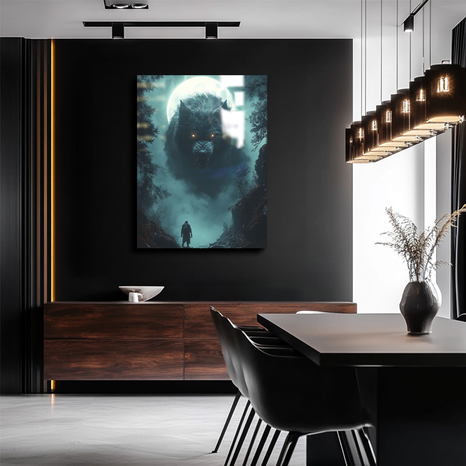 Mysticplate - Full Moon Wolf Beast - MysticPlates