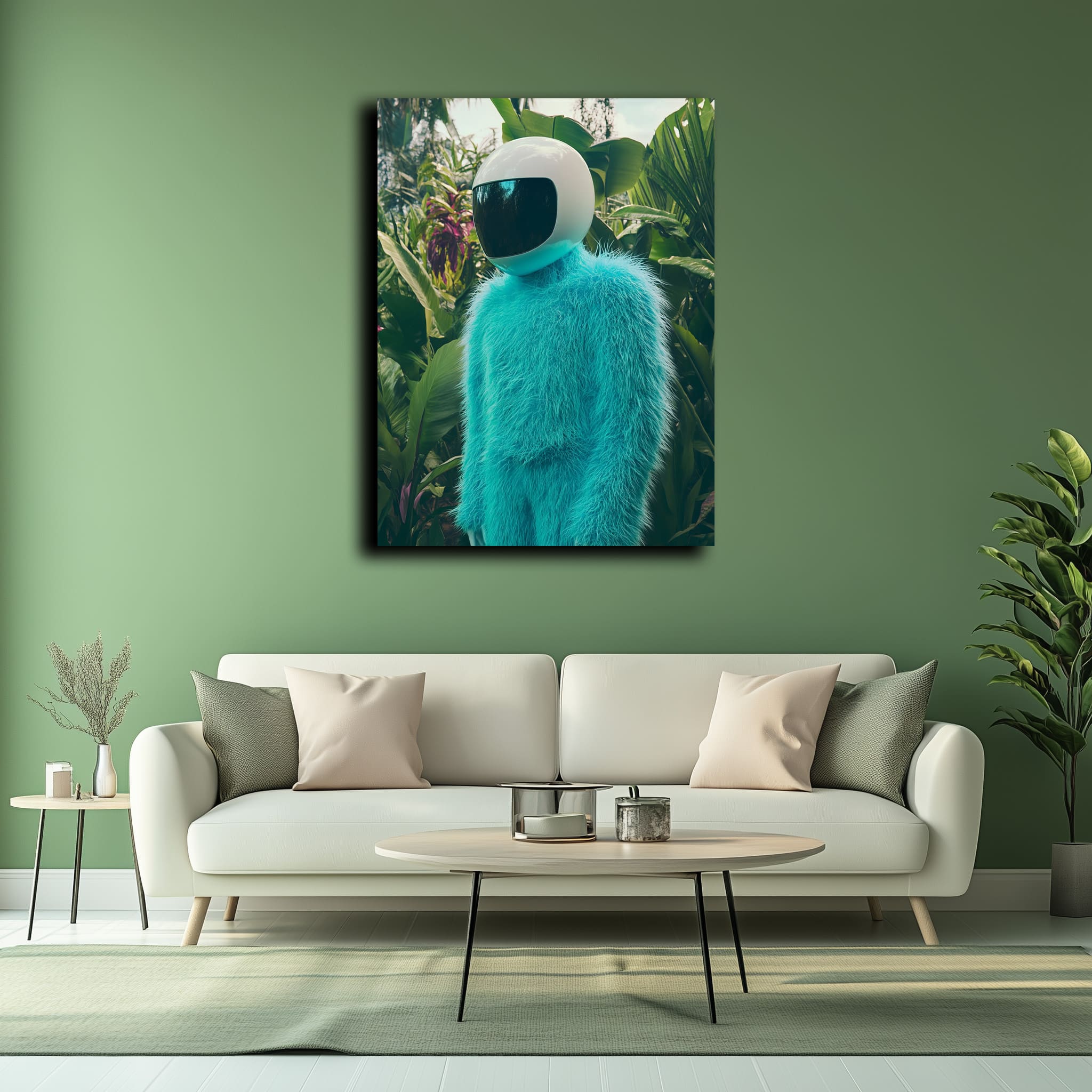 Mysticplate - Spaceman Blue Fur - MysticPlates